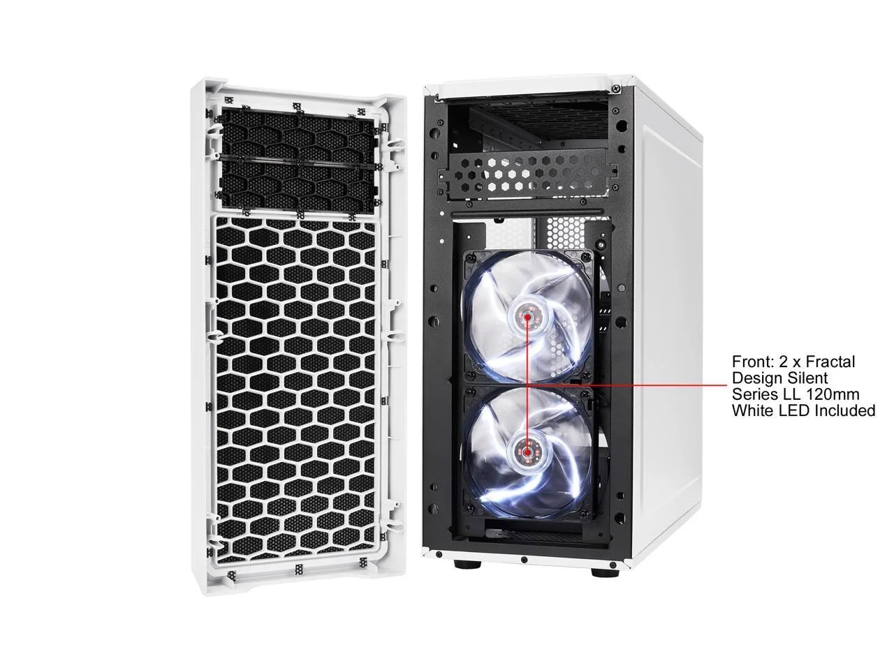 Focus G White ATX Mid Tower Computer Case