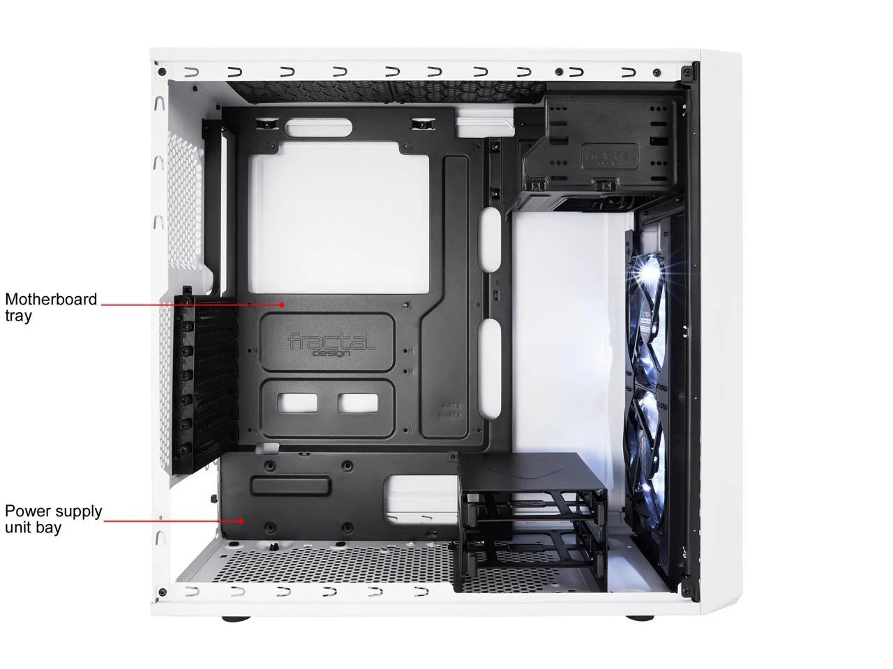 Focus G White ATX Mid Tower Computer Case